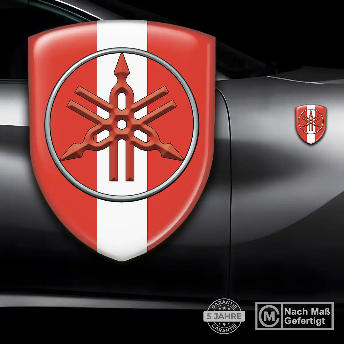 Yamaha 3D Gel Aufkleber Wappen Auto Höchste Qualität