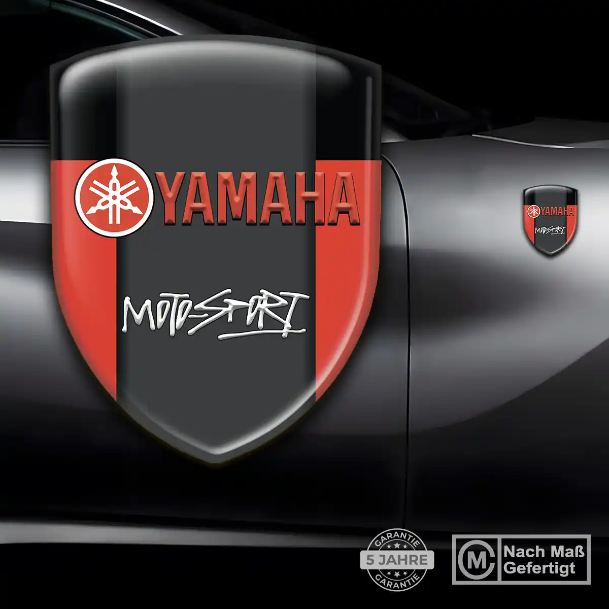 Yamaha 3D Gel Aufkleber Wappen Auto Hochwertiges Harz