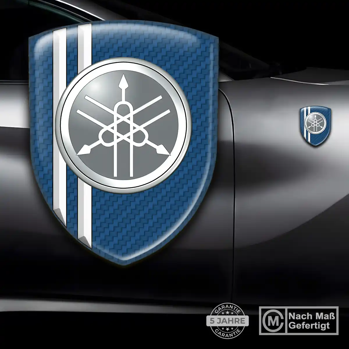 Yamaha 3D Gel Aufkleber Wappen Auto Hohe Qualität