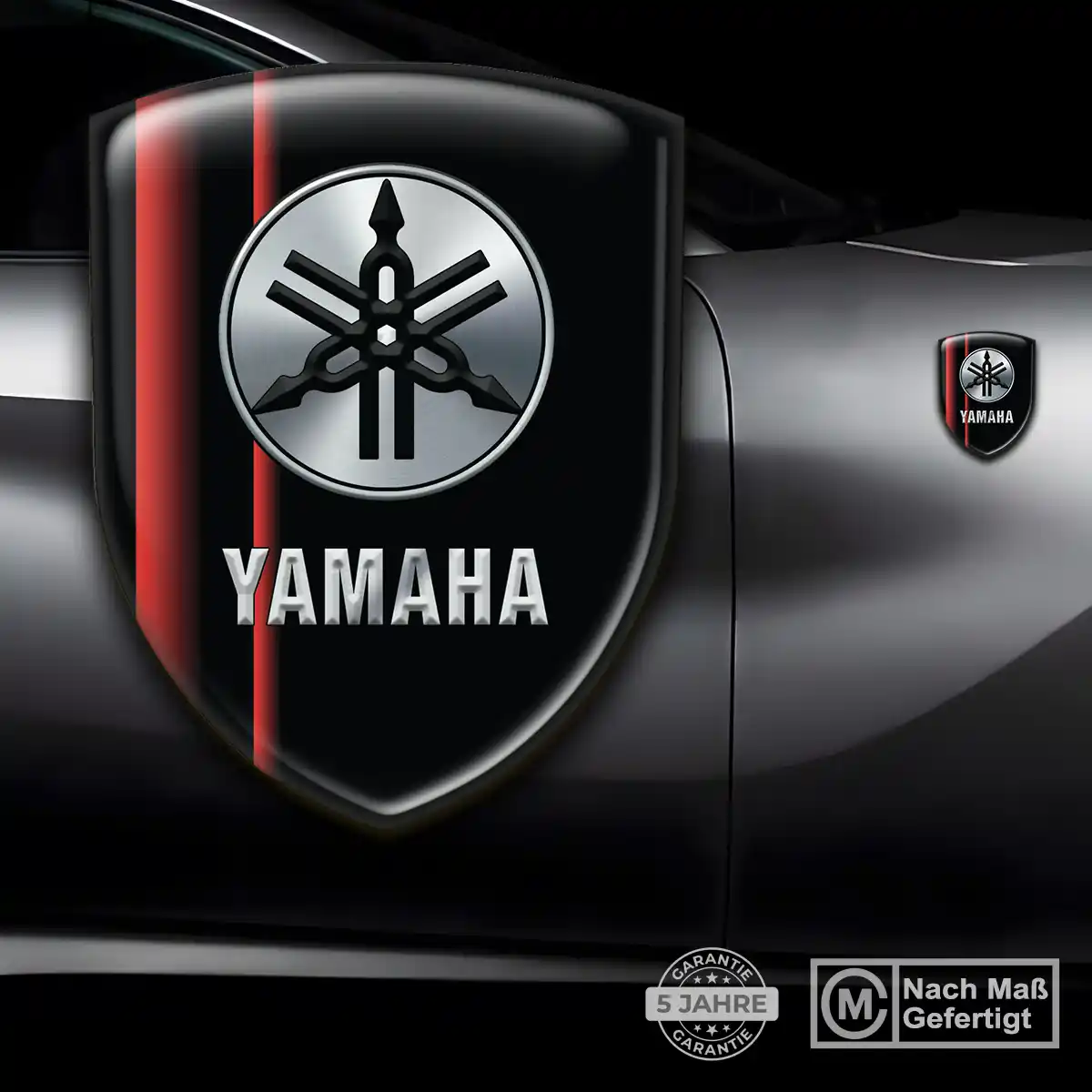 Yamaha 3D Gel Aufkleber Wappen Auto Limitierte Auflage
