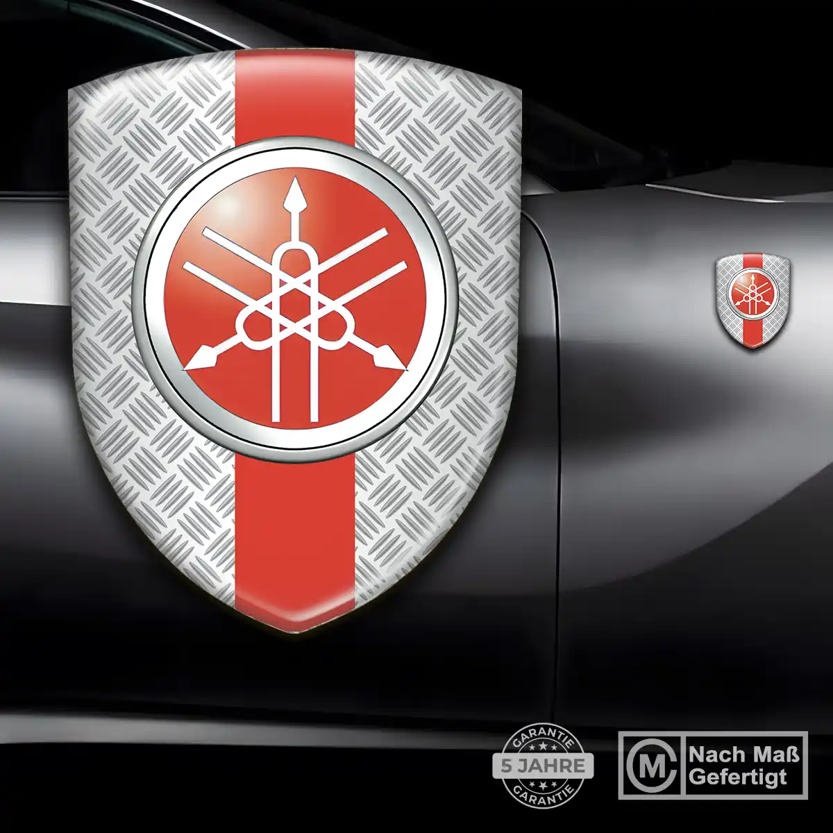 Yamaha 3D Gel Aufkleber Wappen Auto Premiumqualität