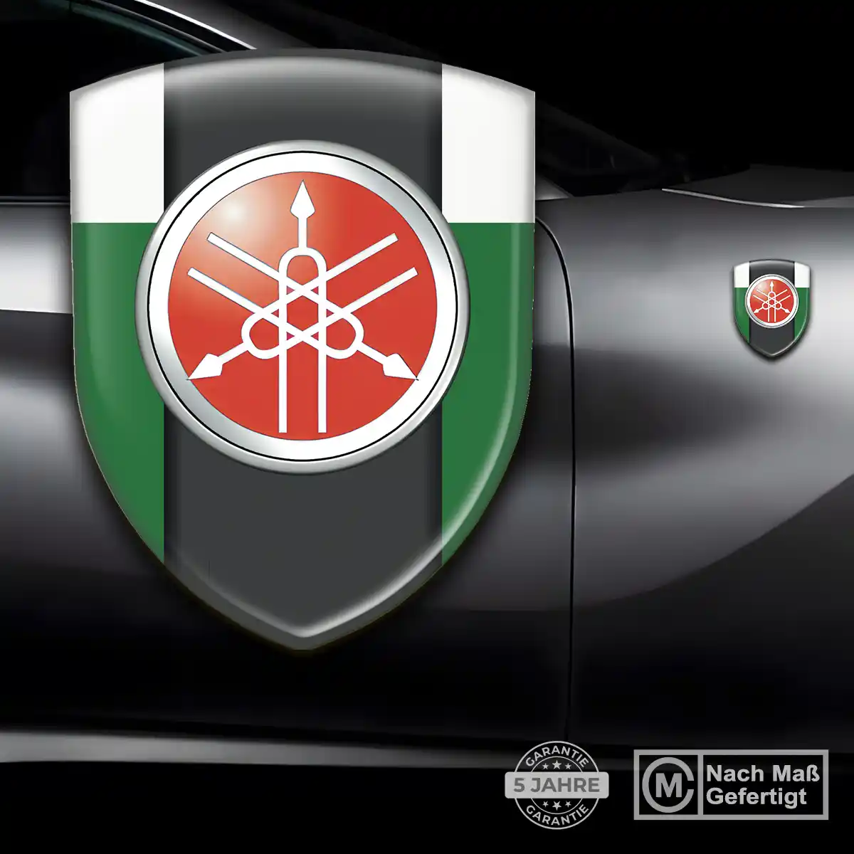 Yamaha 3D Gel Aufkleber Wappen Auto Sonderedition