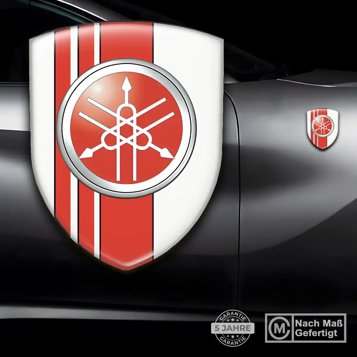 Yamaha 3D Gel Aufkleber Wappen Höchste Qualität