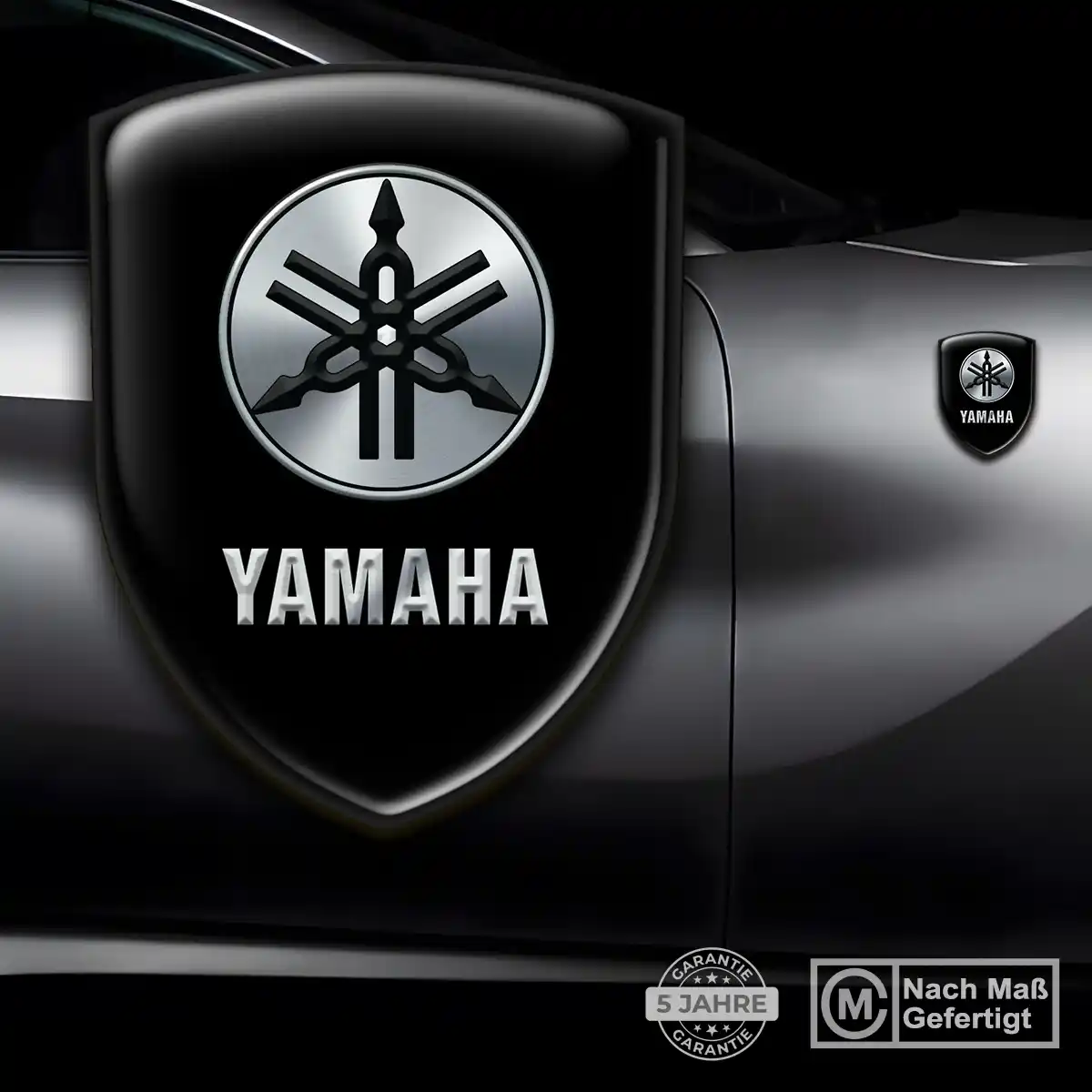 Yamaha 3D Gel Aufkleber Wappen Hohe Qualität
