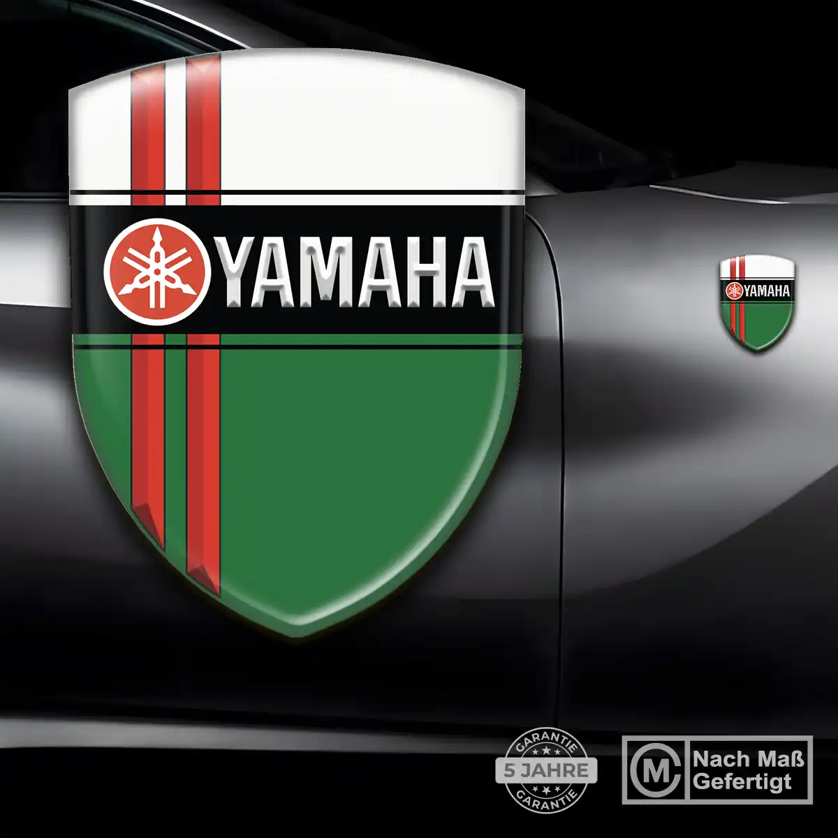 Yamaha 3D Gel Aufkleber Wappen Verlässliche Qualität