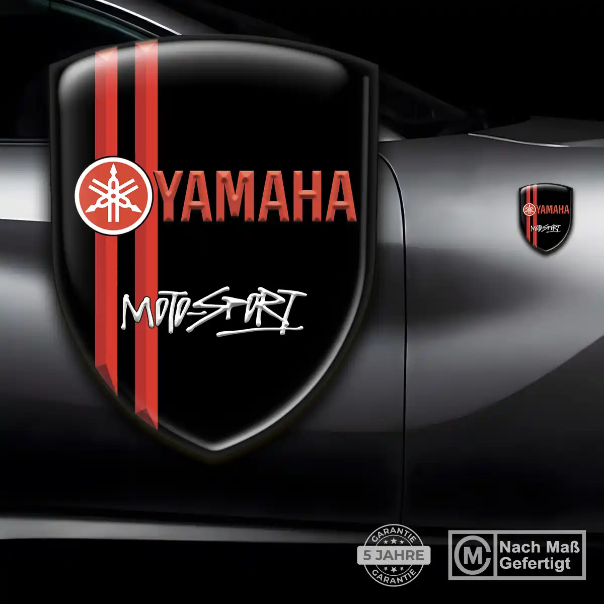 Yamaha Aufkleber 3D Gel Emblem Ausdrucksstarkes Design