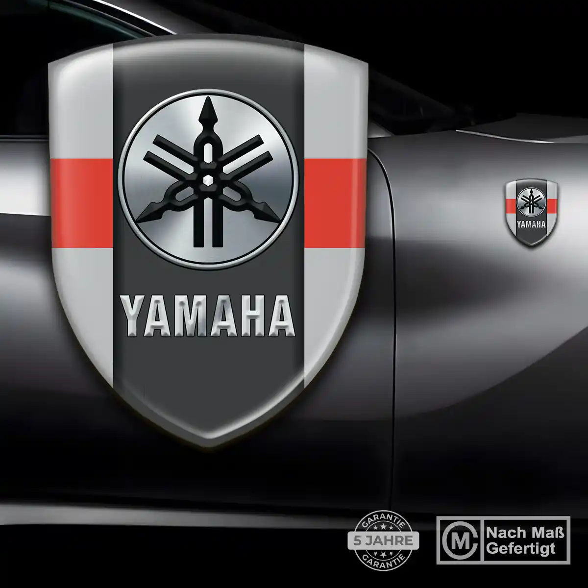 Yamaha Aufkleber 3D Gel Emblem Auto Edles Design