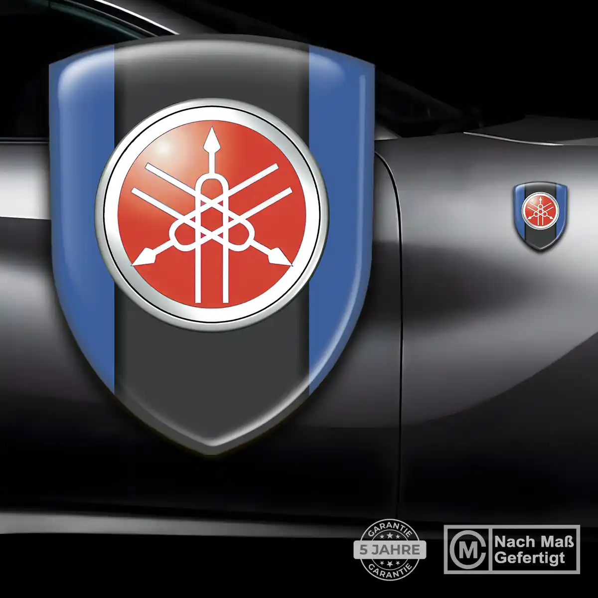 Yamaha Aufkleber 3D Gel Emblem Auto Hochwertiges Harz