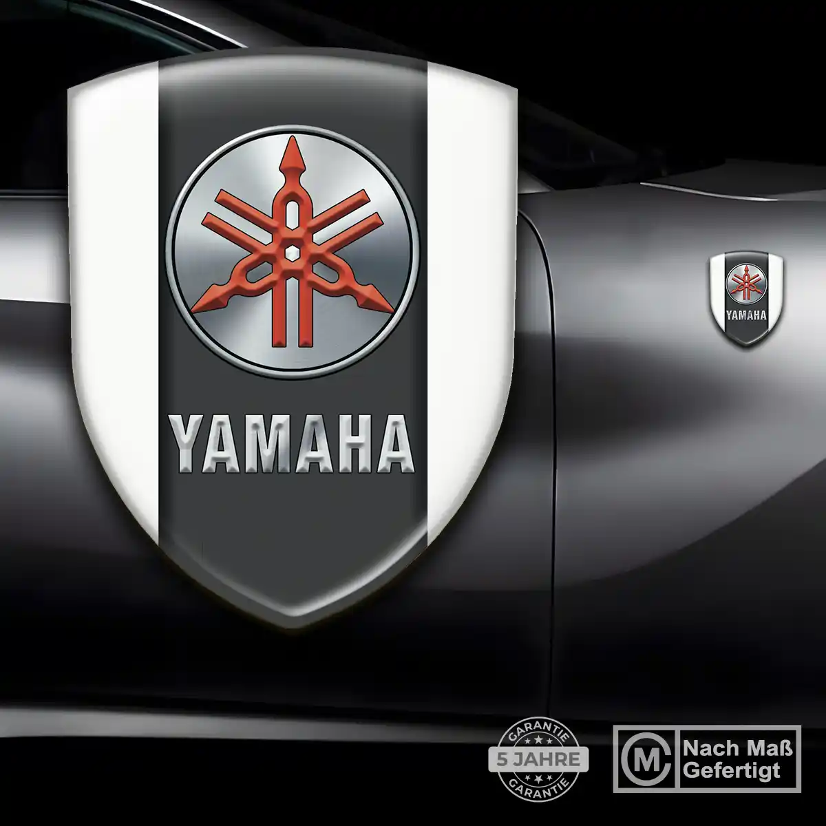Yamaha Aufkleber 3D Gel Emblem Auto Limitierte Auflage