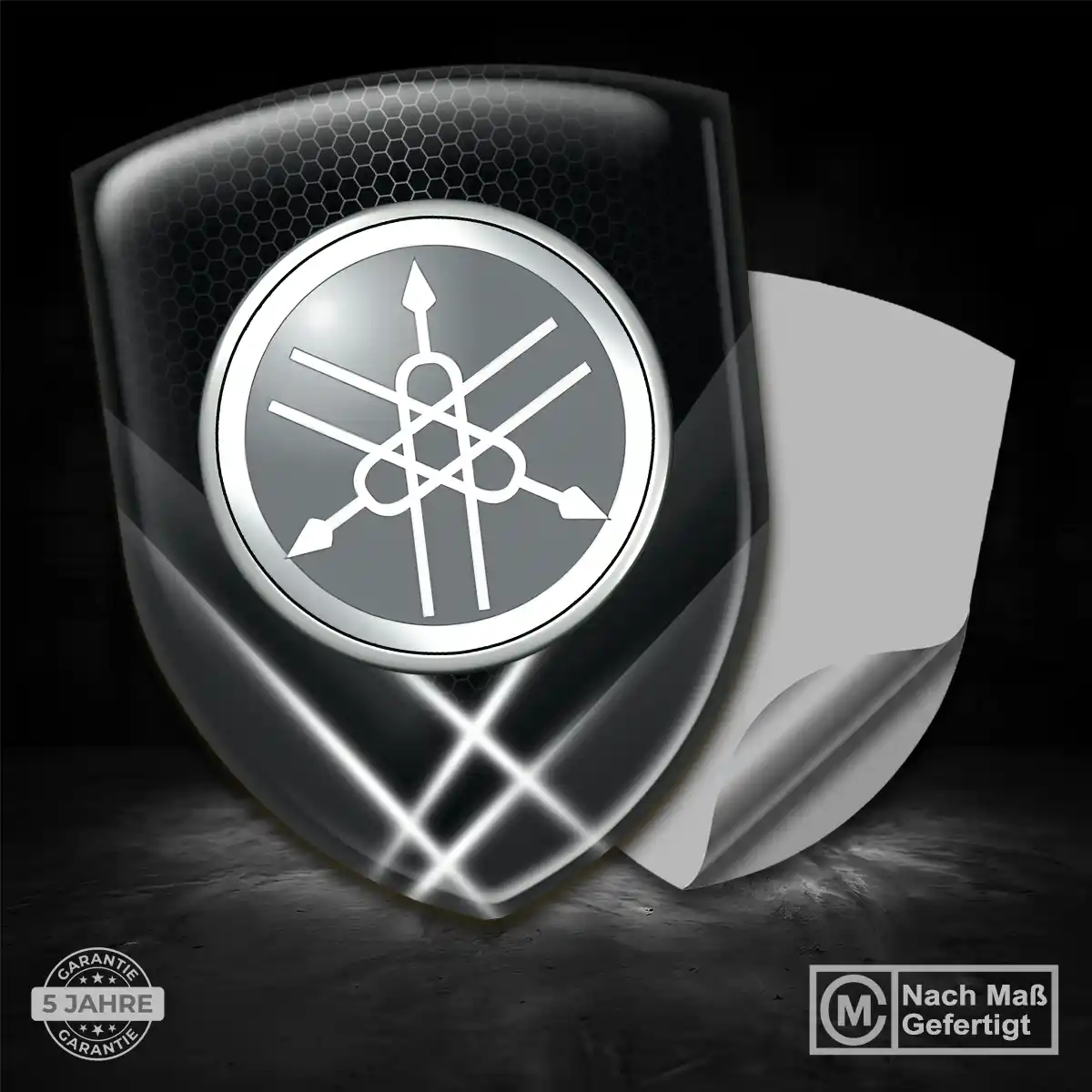 Yamaha Aufkleber 3D Gel Emblem Auto Luxus-Edition