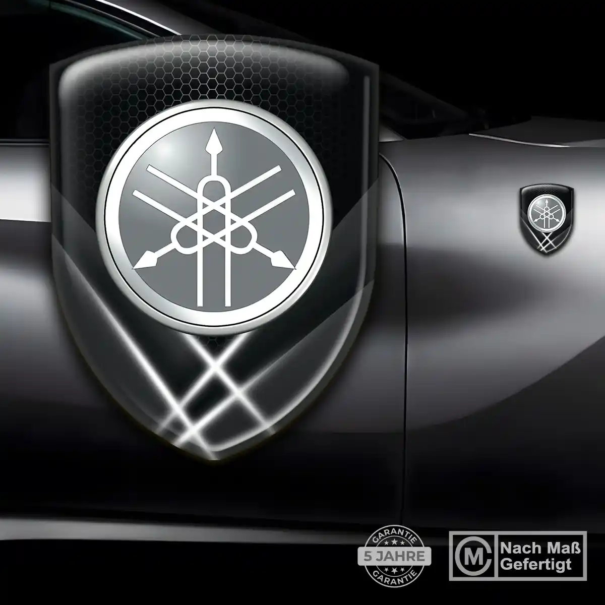 Yamaha Aufkleber 3D Gel Emblem Auto Luxus-Edition