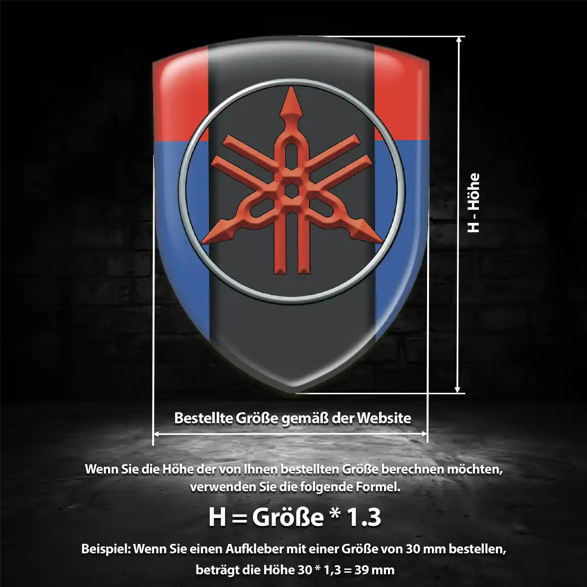 Yamaha Aufkleber 3D Gel Emblem Auto Stilvolles Design