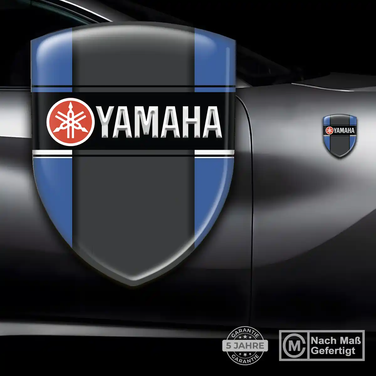 Yamaha Aufkleber 3D Gel Emblem Überzeugende Qualität