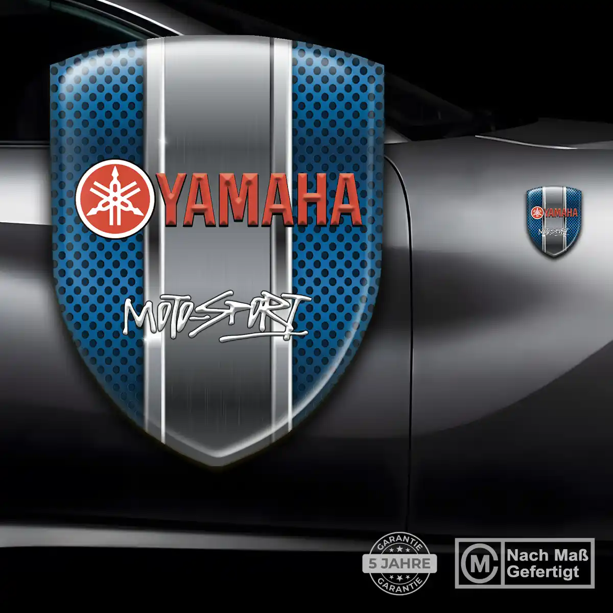 Yamaha Aufkleber 3D Gel Emblem Elegantes Design