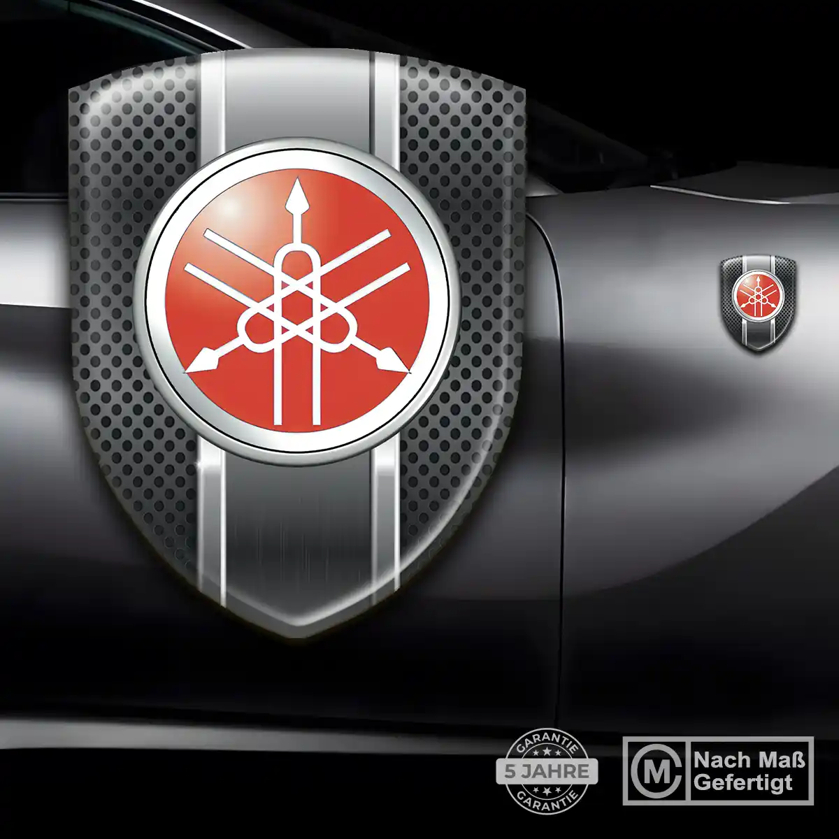 Yamaha Aufkleber 3D Gel Emblem Hochwertiges Harz
