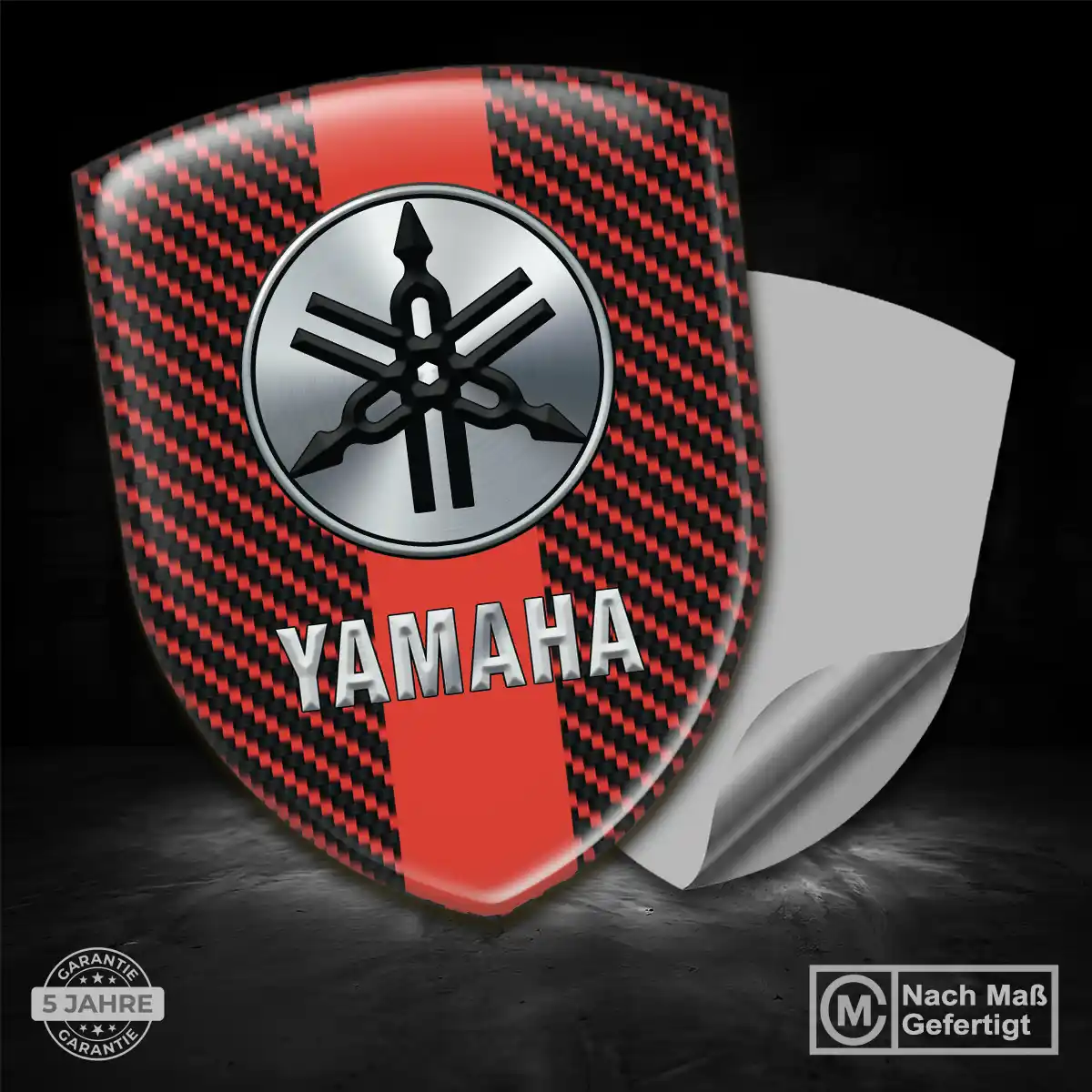 Yamaha Aufkleber 3D Gel Emblem Markenedition