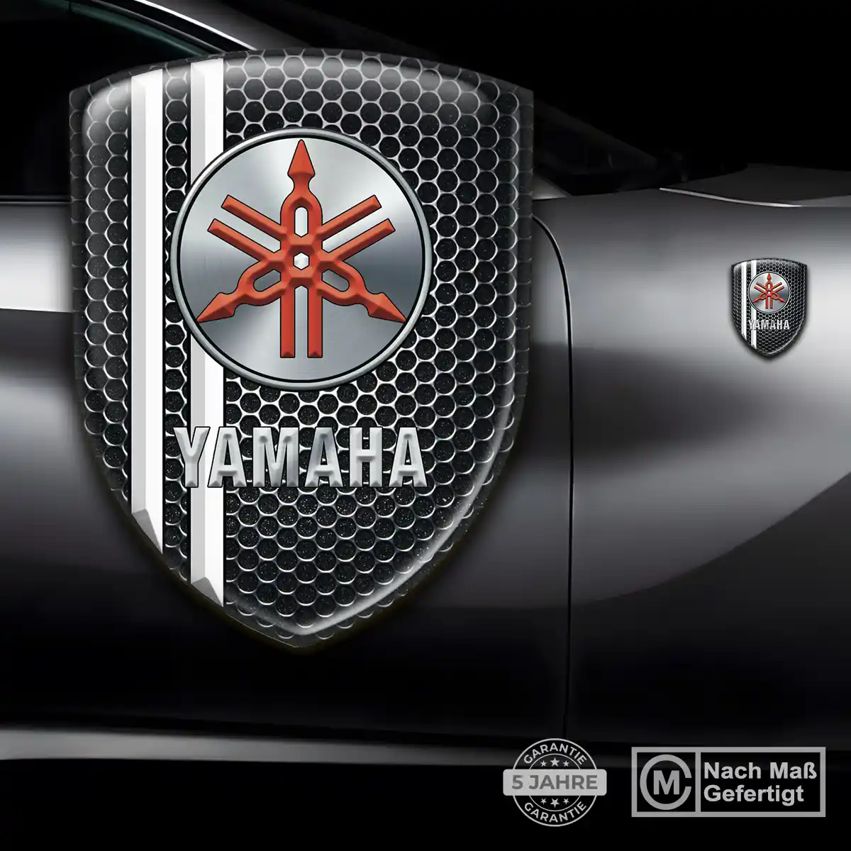 Yamaha Aufkleber 3D Gel Emblem Modernes Design