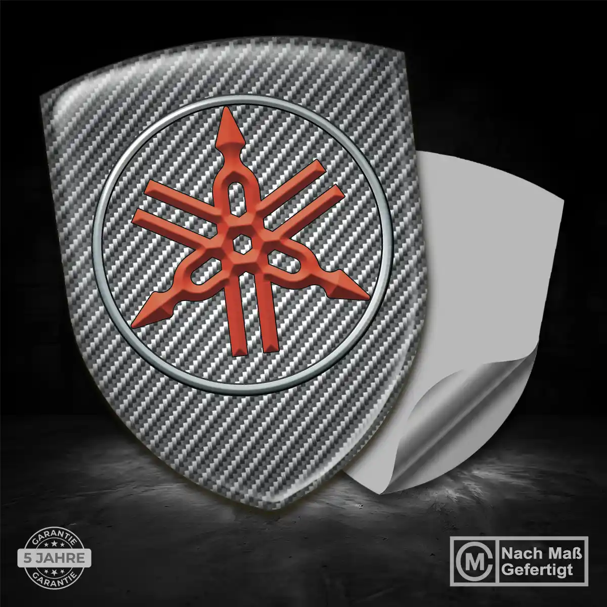 Yamaha Aufkleber 3D Gel Emblem Premium-Edition