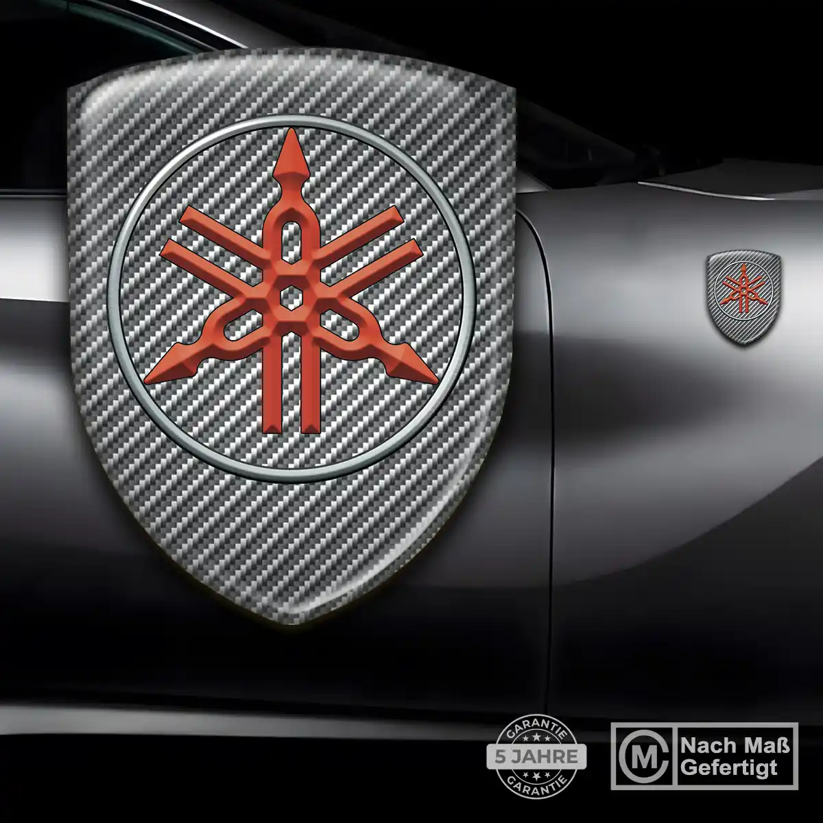 Yamaha Aufkleber 3D Gel Emblem Premium-Edition