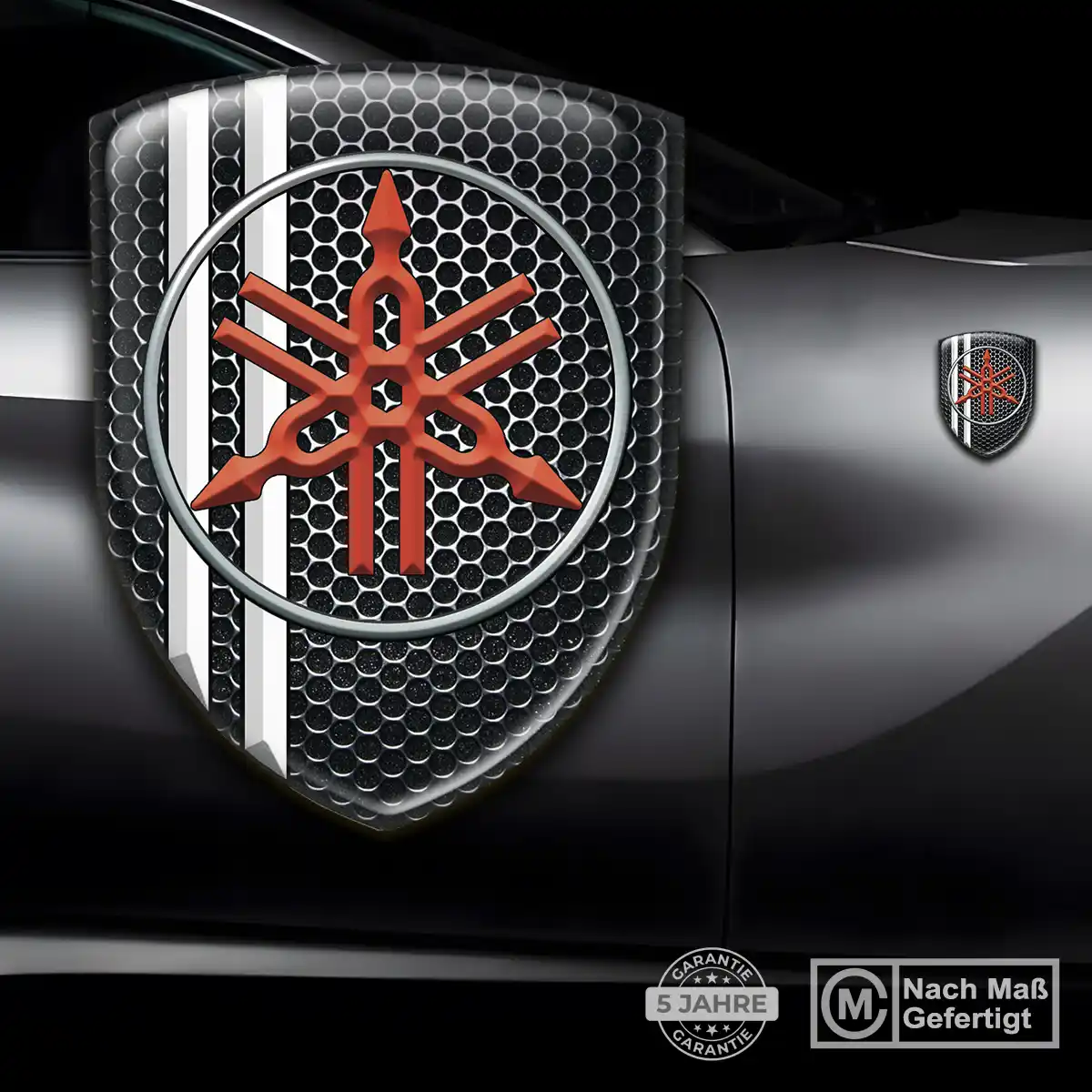 Yamaha Aufkleber 3D Gel Emblem Stilvolles Design