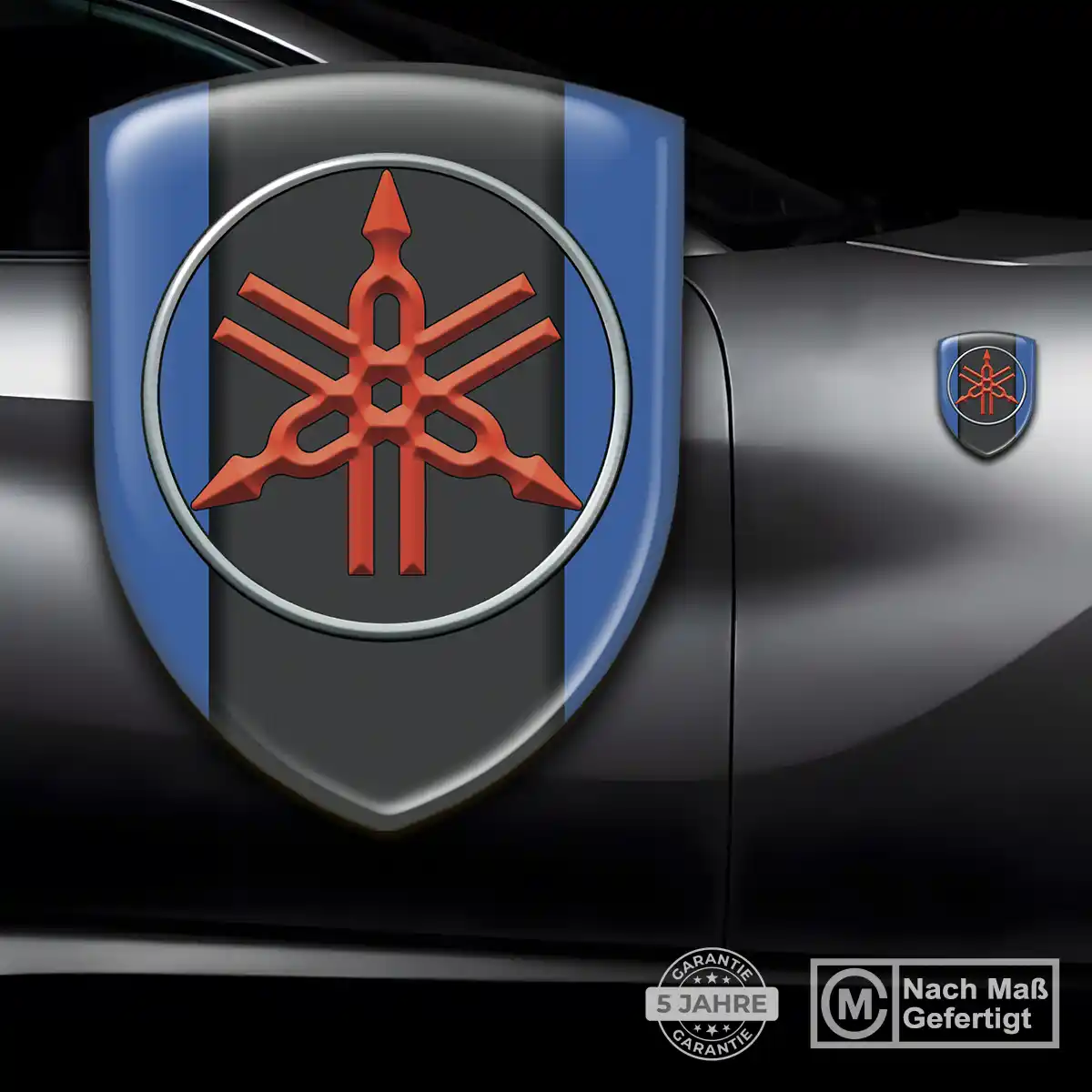 Yamaha Aufkleber 3D Gel Embleme Anspruchsvolles Design