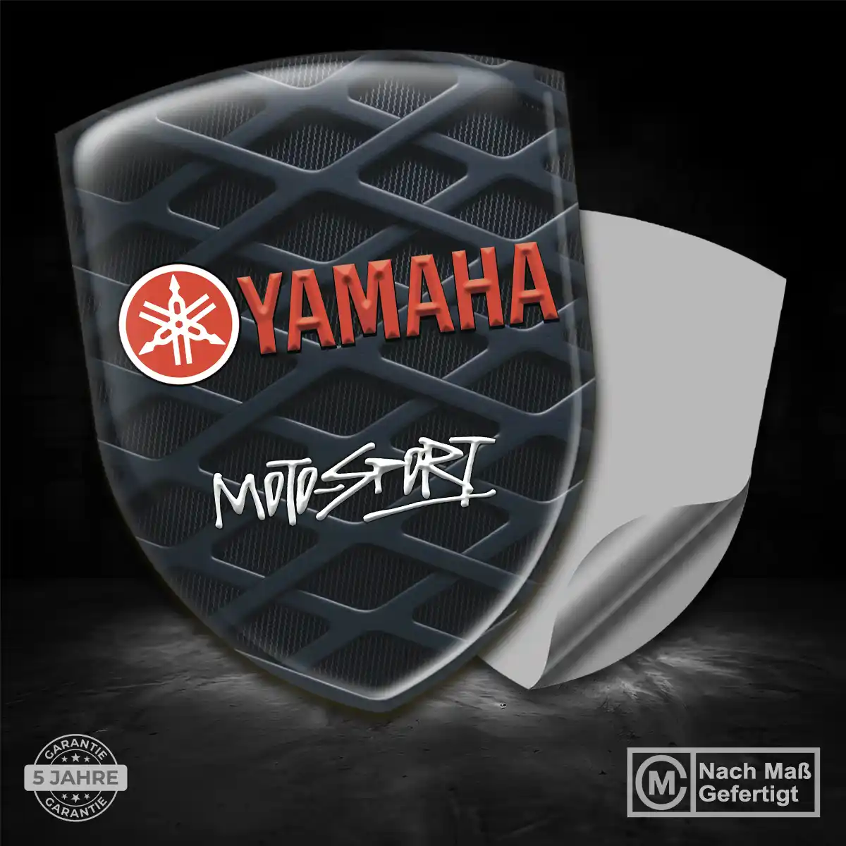 Yamaha Aufkleber 3D Gel Embleme Ausdrucksstarkes Design