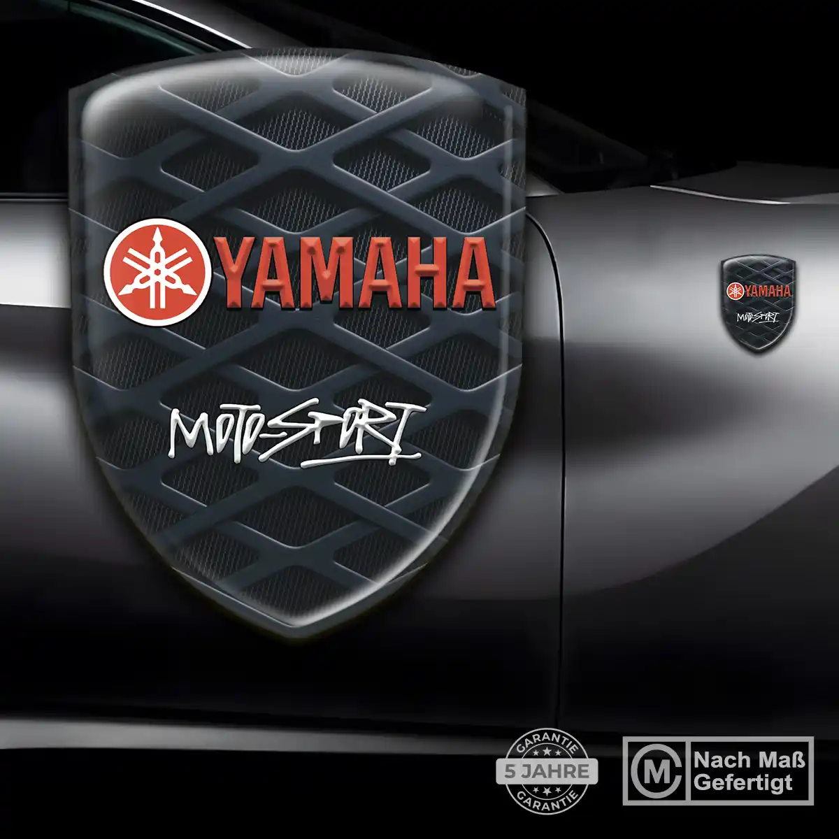 Yamaha Aufkleber 3D Gel Embleme Ausdrucksstarkes Design