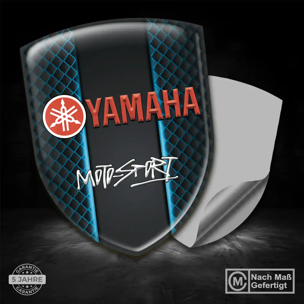 Yamaha Aufkleber 3D Gel Embleme Auto Elegantes Design