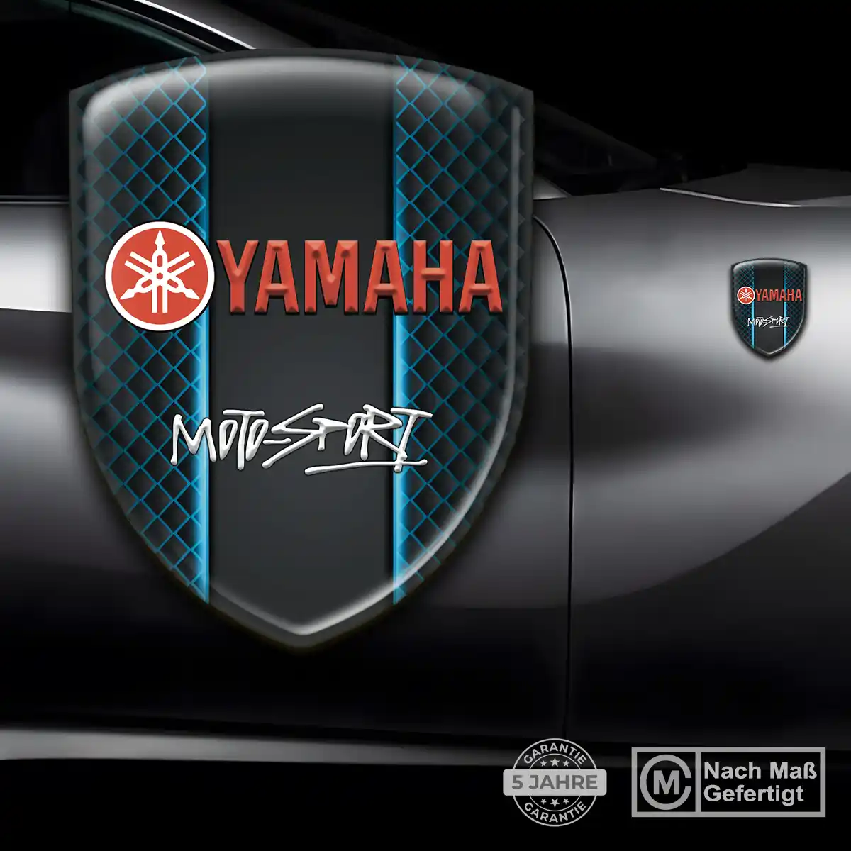 Yamaha Aufkleber 3D Gel Embleme Auto Elegantes Design