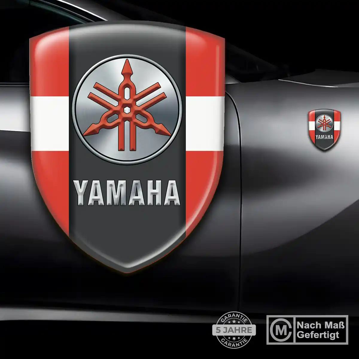 Yamaha Aufkleber 3D Gel Embleme Auto Hochwertiges Harz