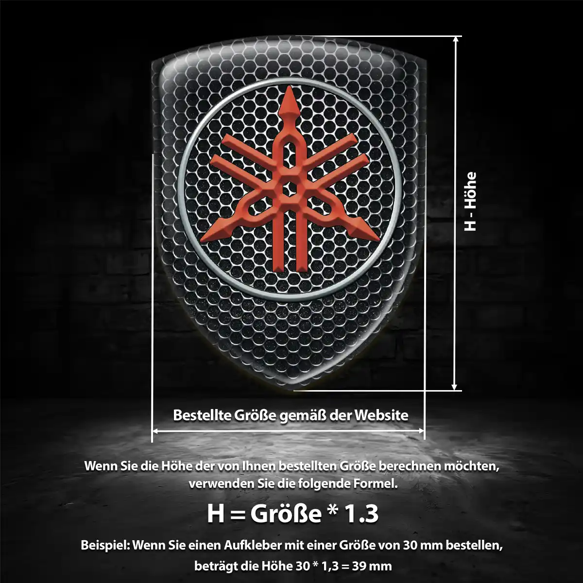 Yamaha Aufkleber 3D Gel Embleme Auto Hohe Qualität