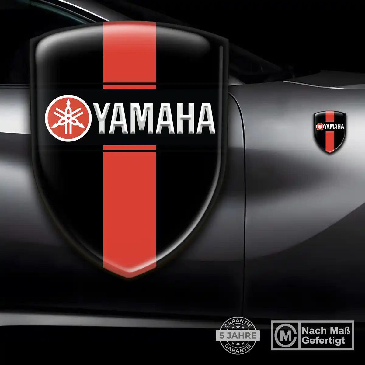 Yamaha Aufkleber 3D Gel Embleme Auto Luxus-Edition