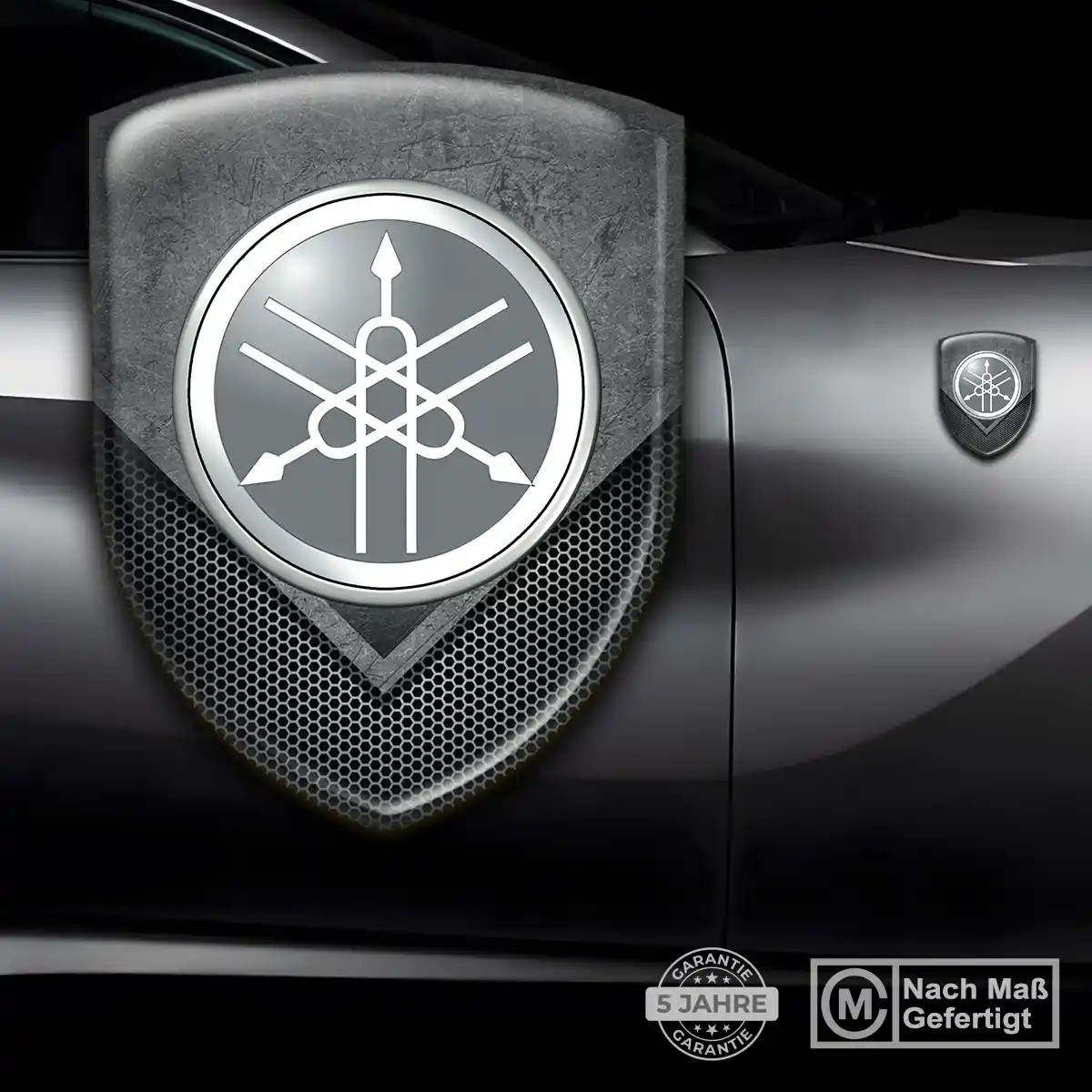 Yamaha Aufkleber 3D Gel Embleme Auto Premium-Edition