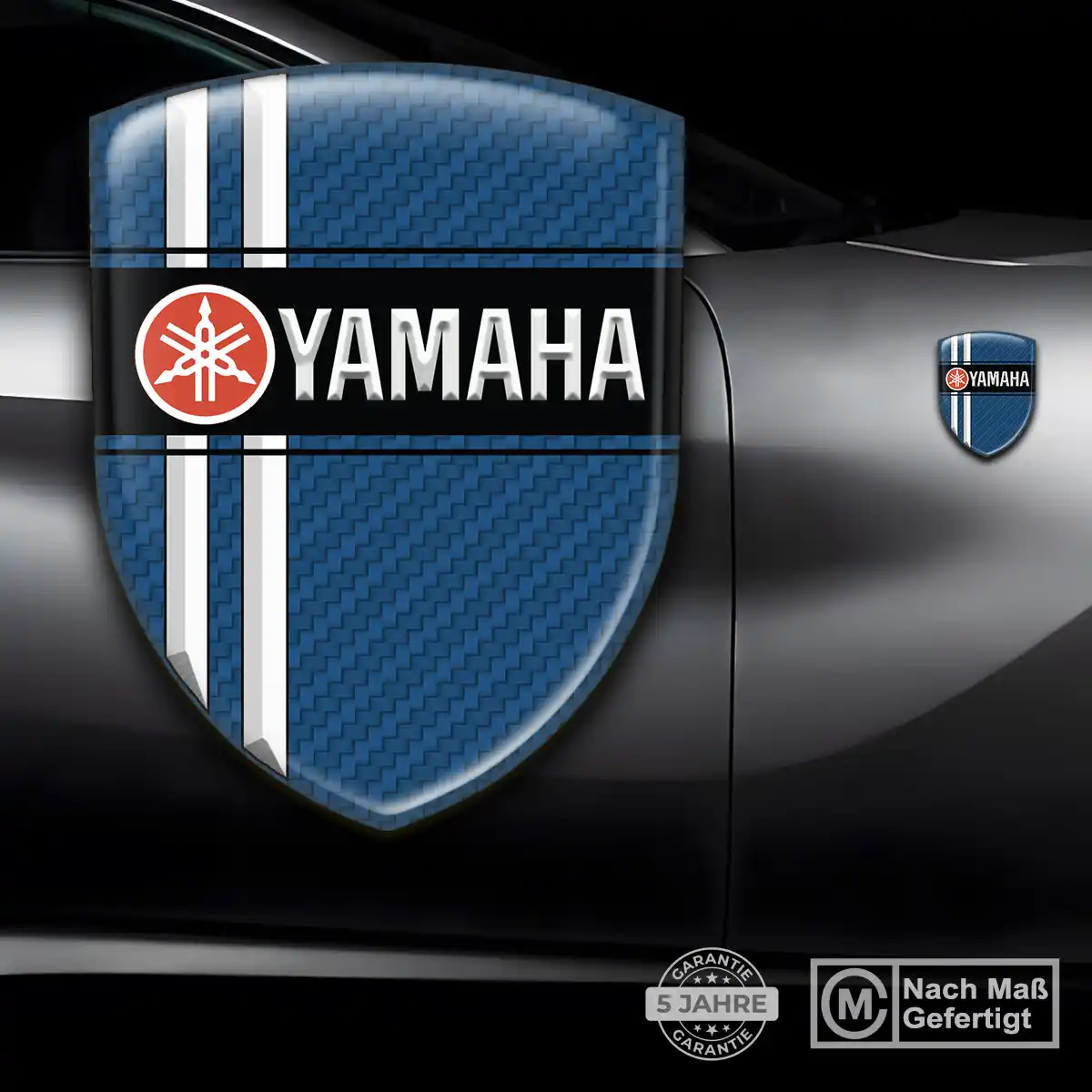 Yamaha Aufkleber 3D Gel Embleme Auto Premiumqualität