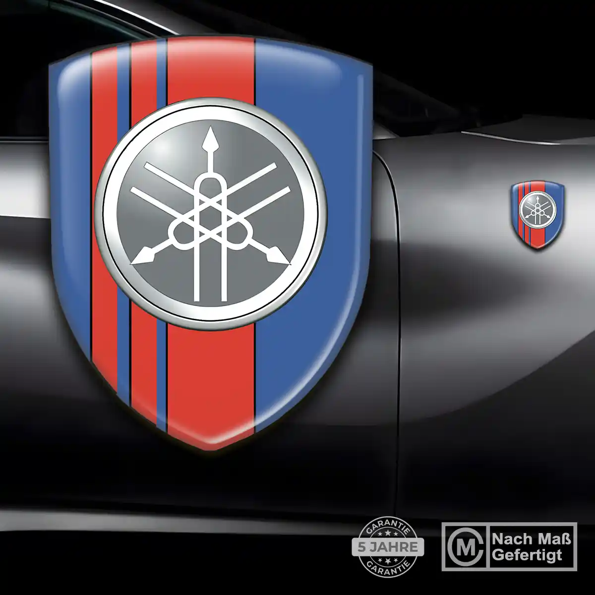 Yamaha Aufkleber 3D Gel Embleme Auto Stilvolles Design