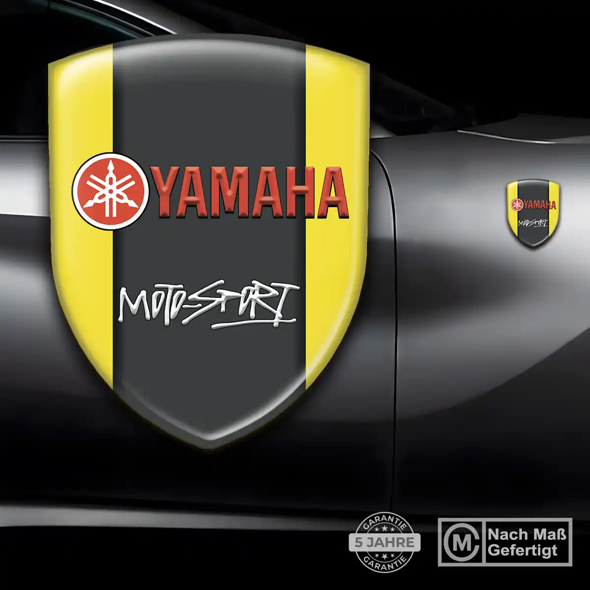 Yamaha Aufkleber 3D Gel Embleme Edles Design