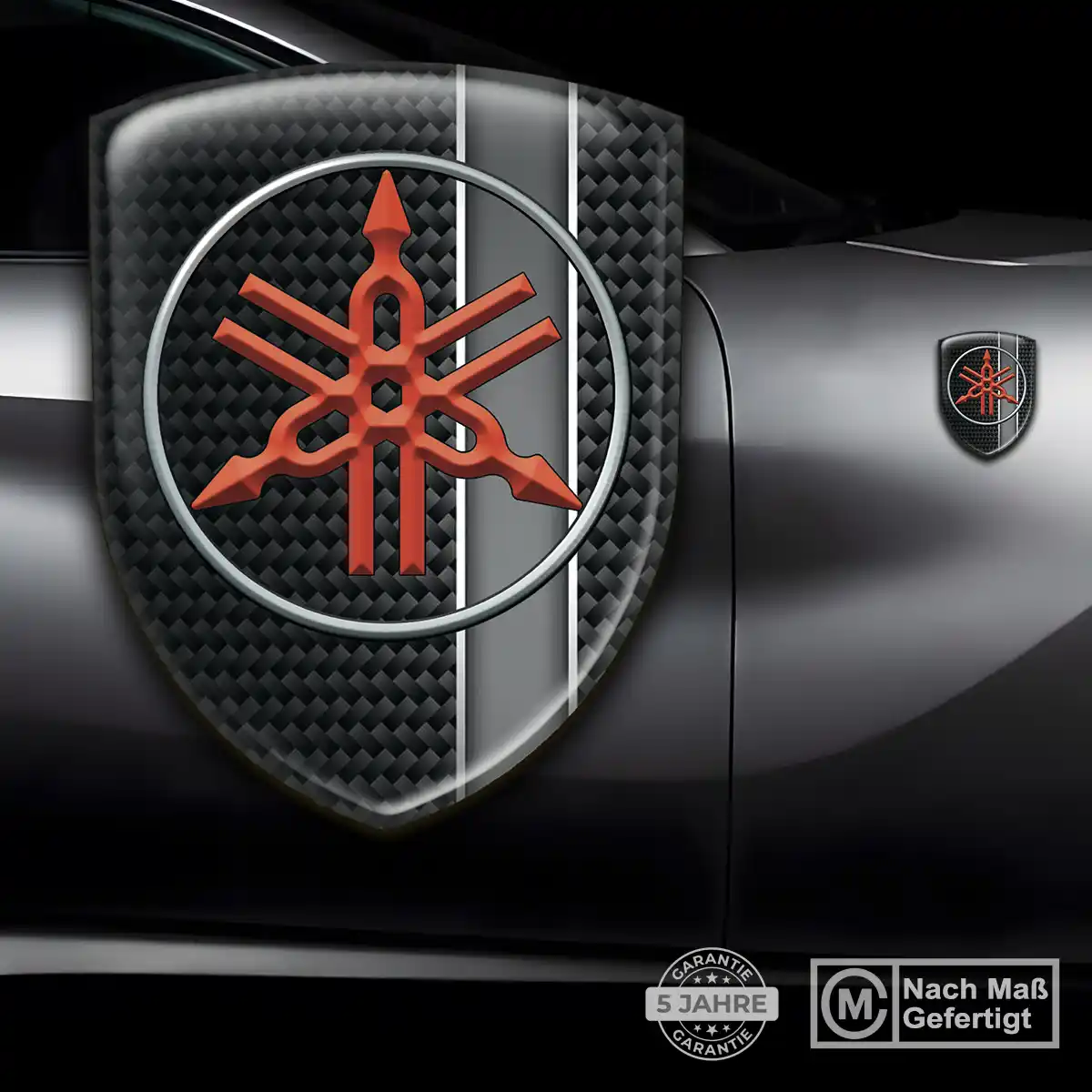 Yamaha Aufkleber 3D Gel Embleme Elegantes Design