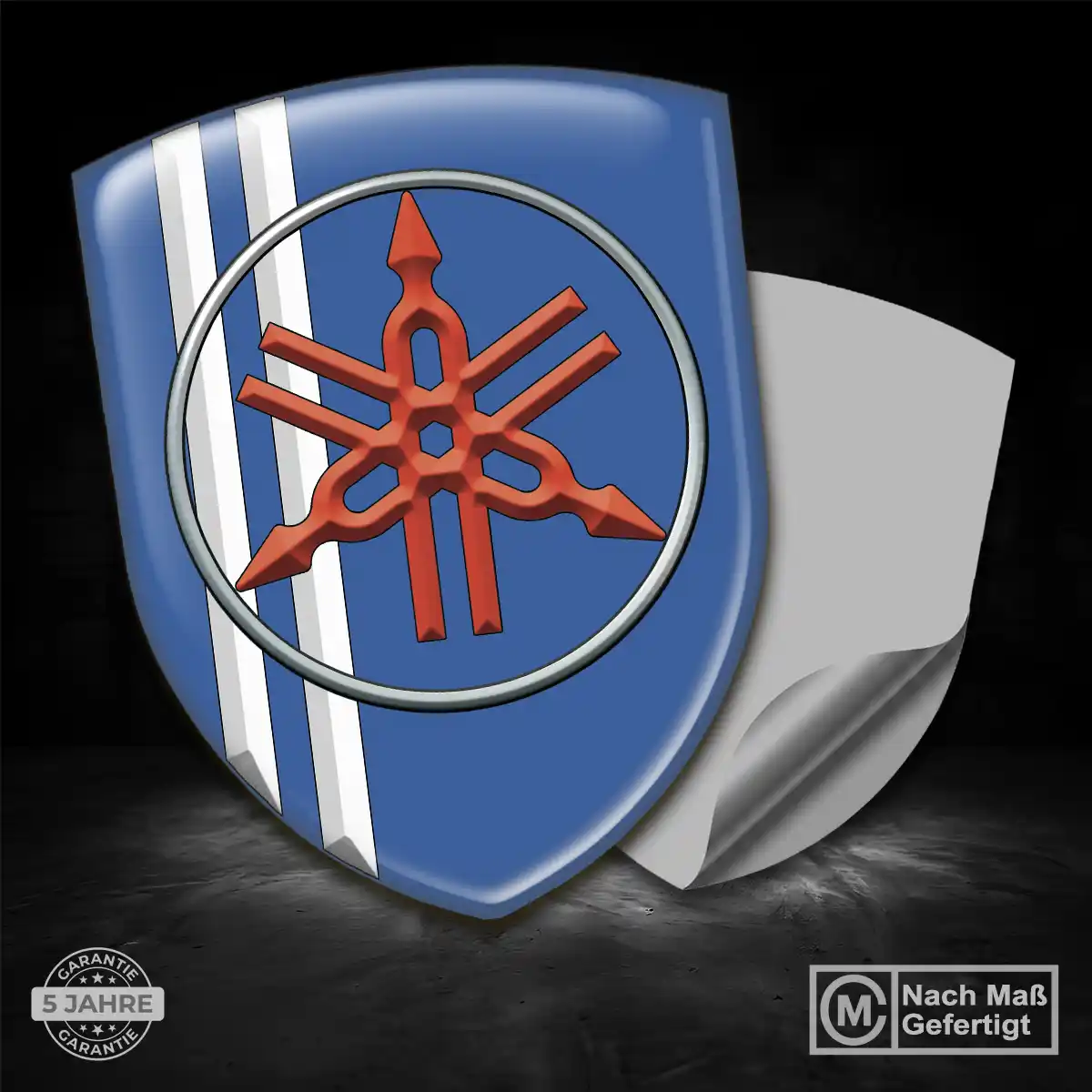 Yamaha Aufkleber 3D Gel Embleme Interieurdesign