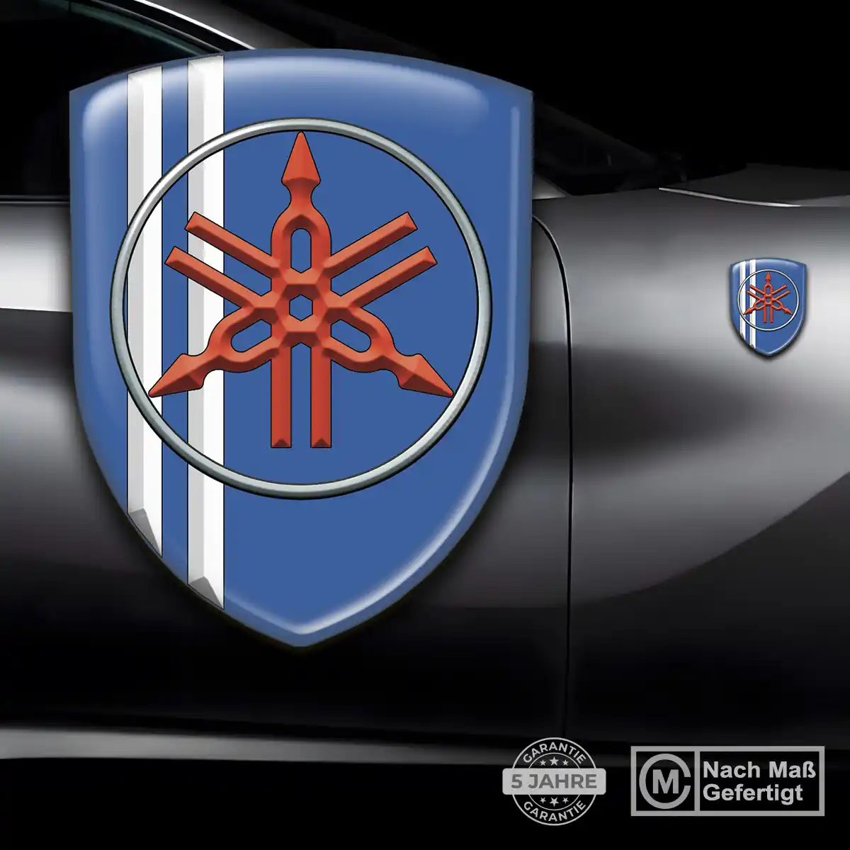 Yamaha Aufkleber 3D Gel Embleme Interieurdesign