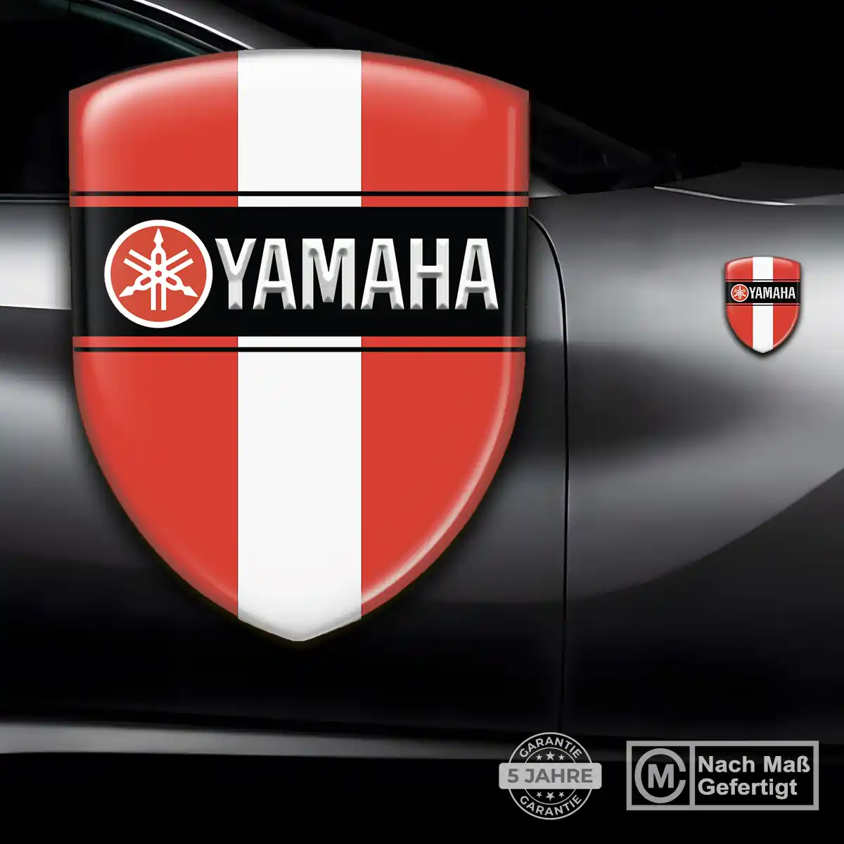 Yamaha Aufkleber 3D Gel Embleme Premium-Edition