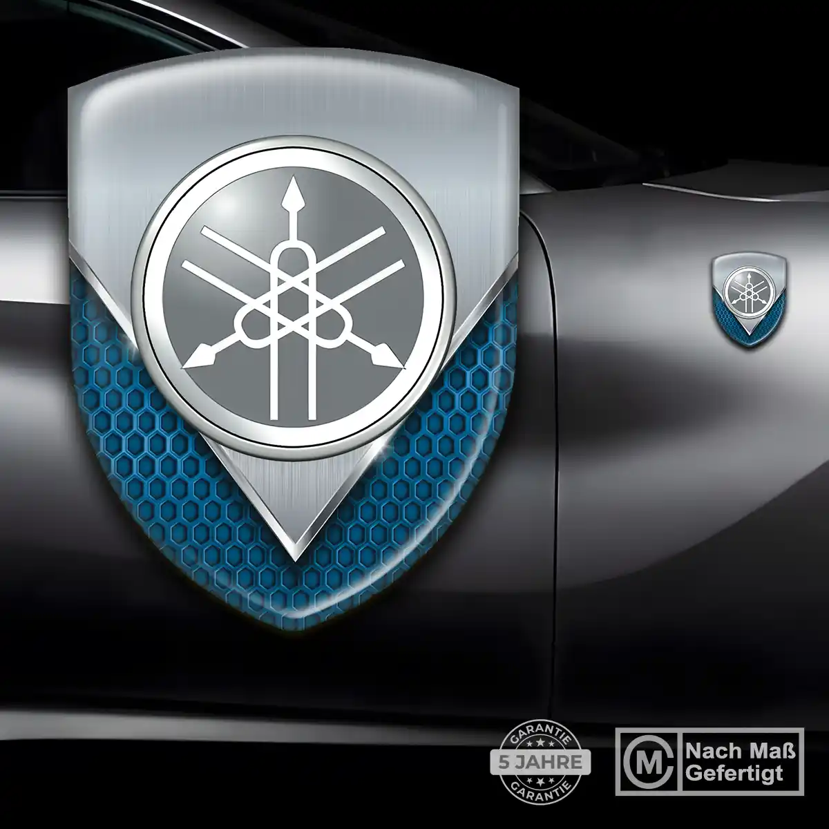 Yamaha Aufkleber 3D Gel Silikon Ausdrucksstarkes Design