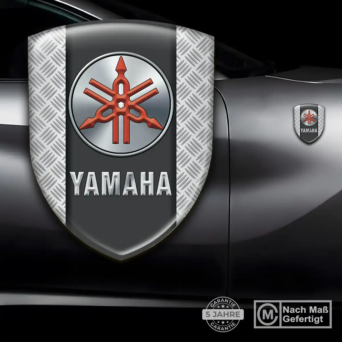 Yamaha Aufkleber 3D Gel Silikon Auto Edles Design