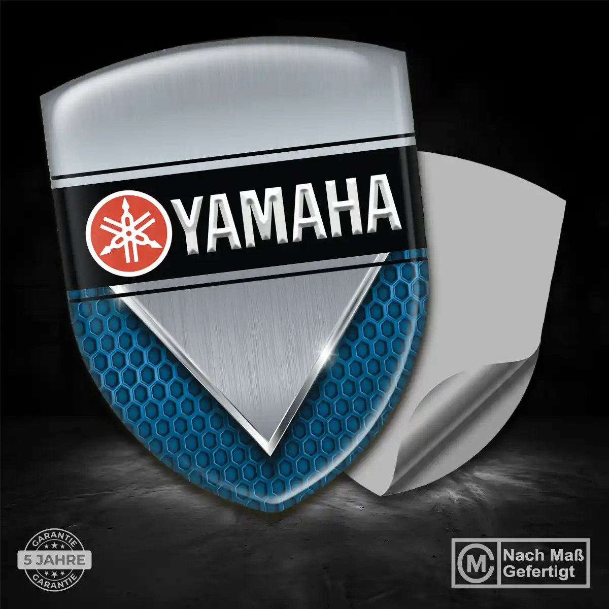 Yamaha Aufkleber 3D Gel Silikon Auto Elegantes Design