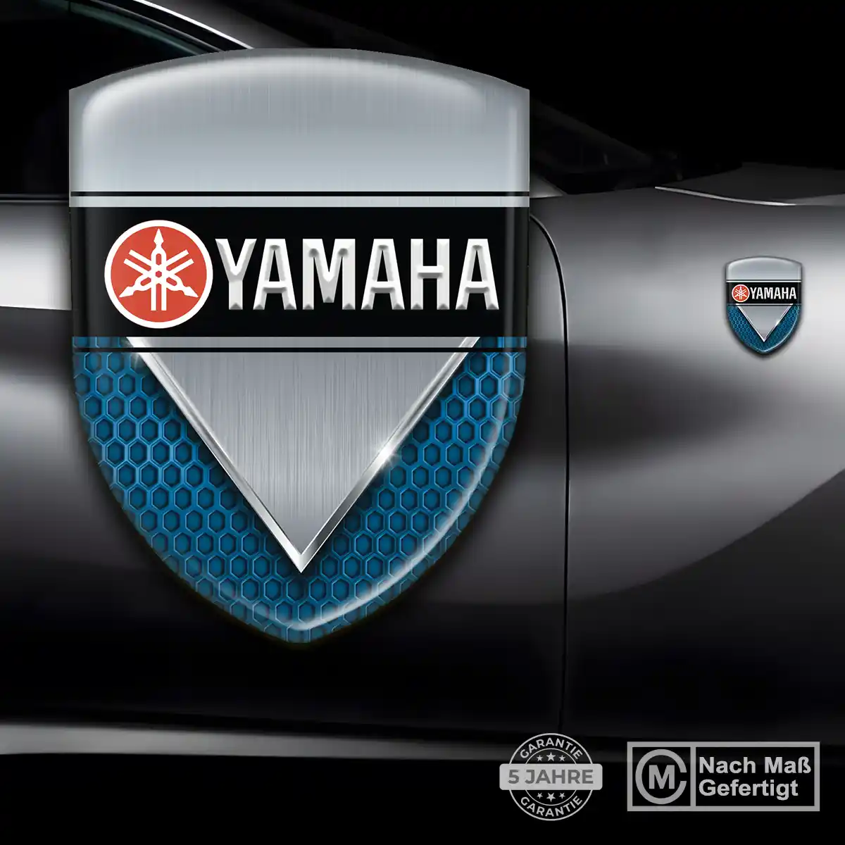 Yamaha Aufkleber 3D Gel Silikon Auto Elegantes Design
