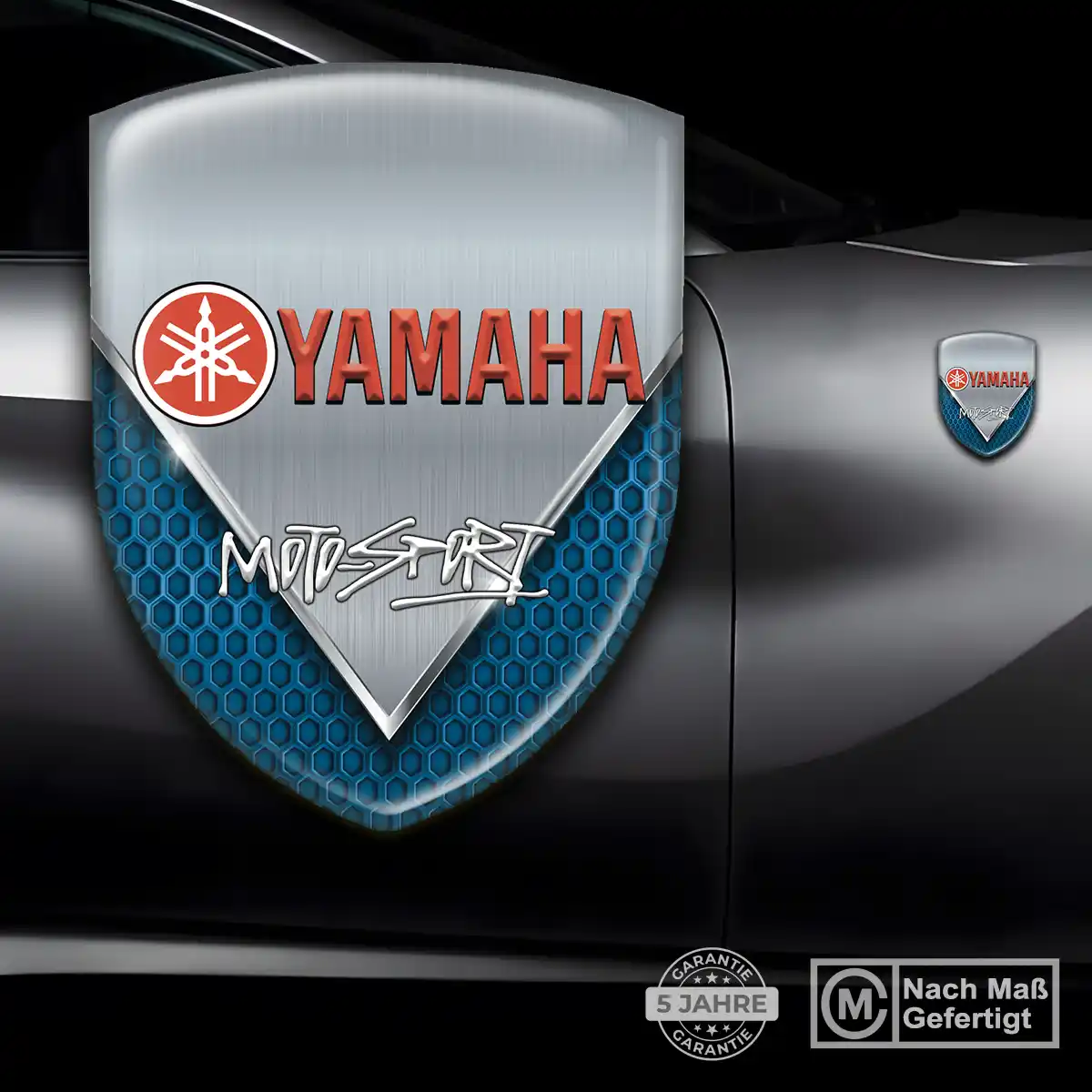 Yamaha Aufkleber 3D Gel Silikon Auto Exklusiv-Edition
