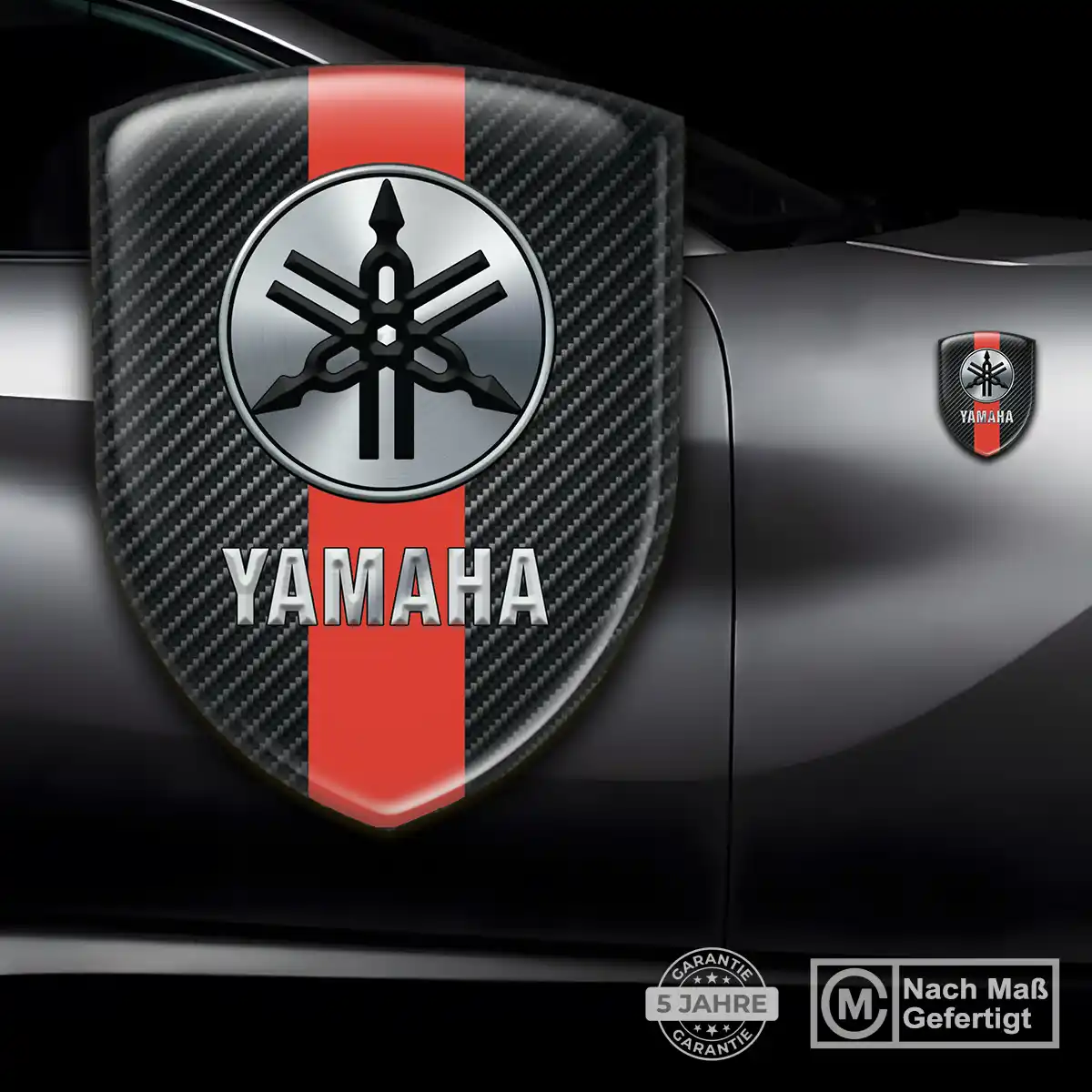Yamaha Aufkleber 3D Gel Silikon Auto Exterieurdesign