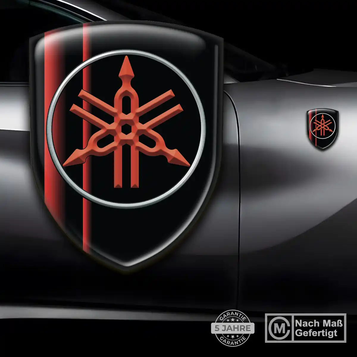 Yamaha Aufkleber 3D Gel Silikon Auto Luxus-Edition