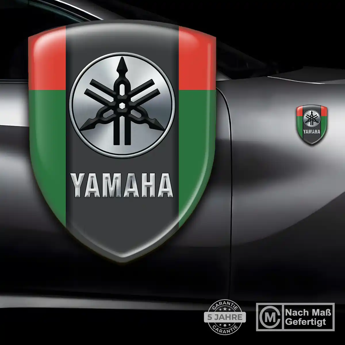 Yamaha Aufkleber 3D Gel Silikon Auto Premiumqualität