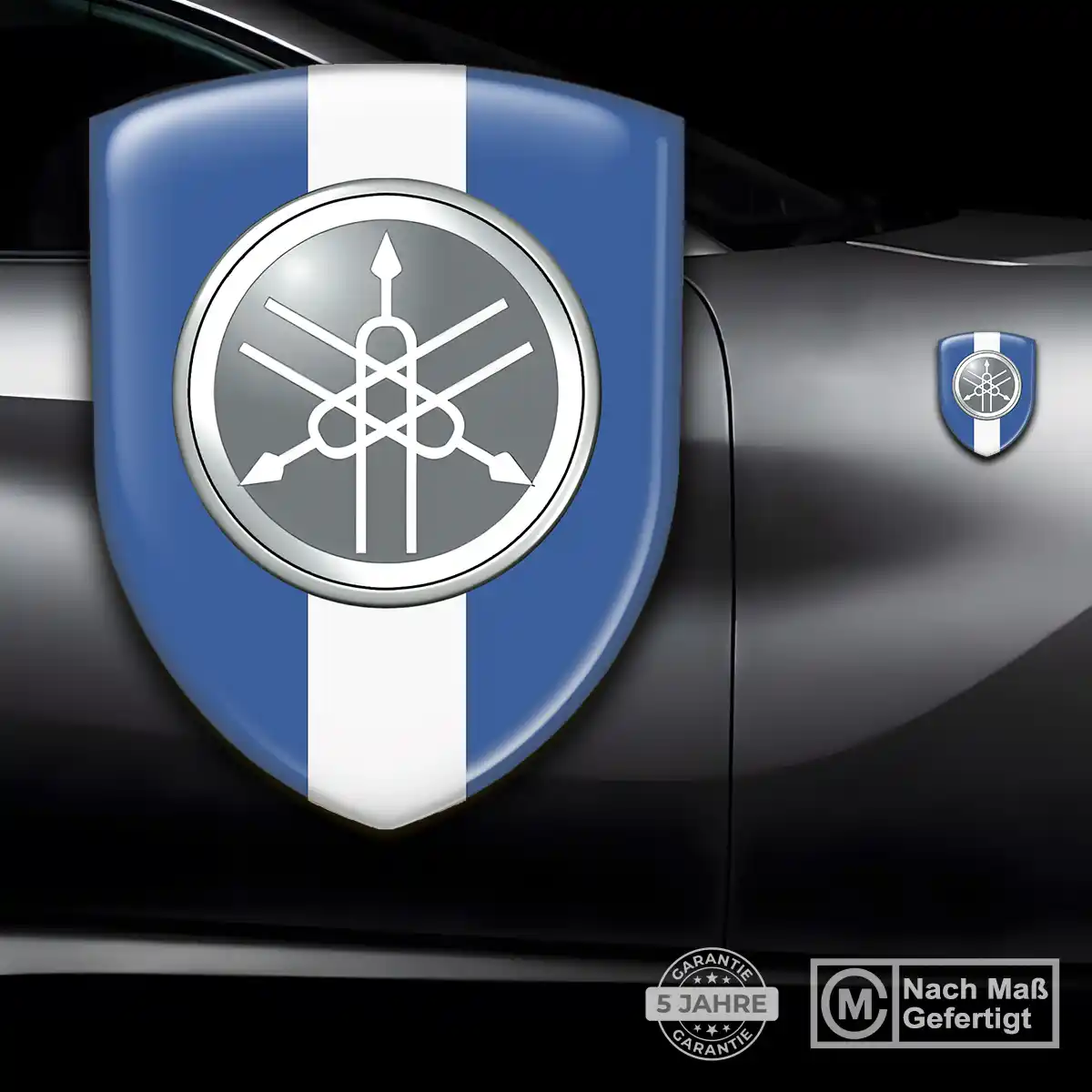 Yamaha Aufkleber 3D Gel Silikon Auto Sonderedition