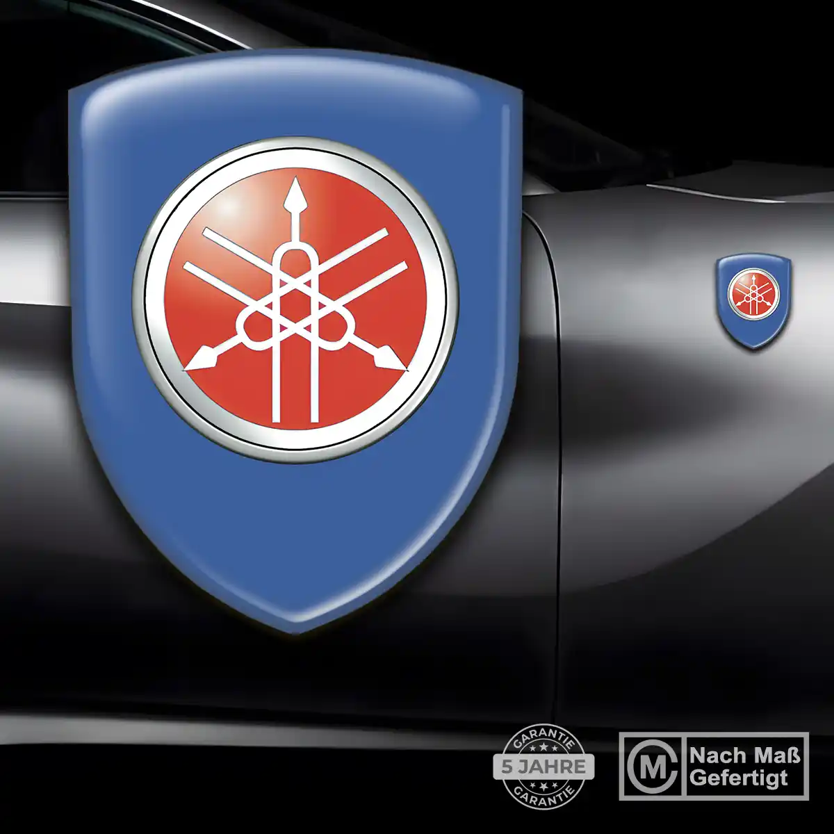 Yamaha Aufkleber 3D Gel Silikon Auto Tuningfahrzeug